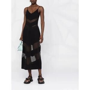 Cult Gaia | Lani Knit Midi Dress – Black (Size S, Gently Worn)